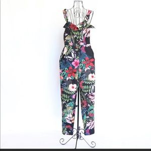 H&M Floral Print Jumpsuit